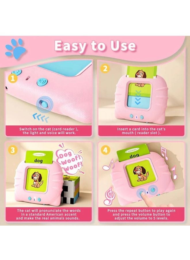 Blissbee Early Language Flash Cards for Kids, Fun Learning Device for Kids Ages 1-6, Rechargeable Device - Image 3