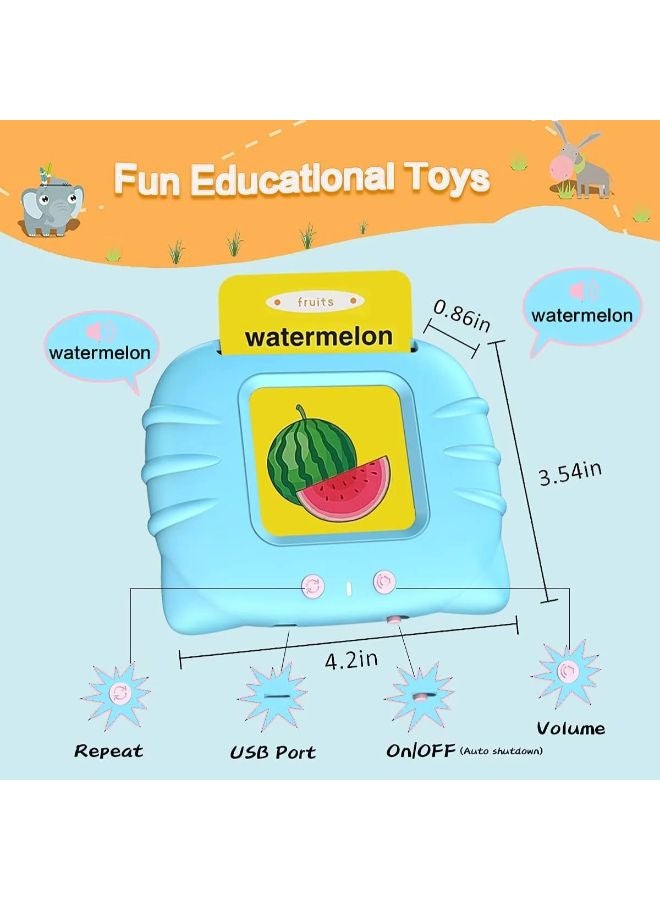 Blissbee Early Language Flash Cards for Kids, Fun Learning Device for Kids Ages 1-6, Rechargeable Device - Image 4