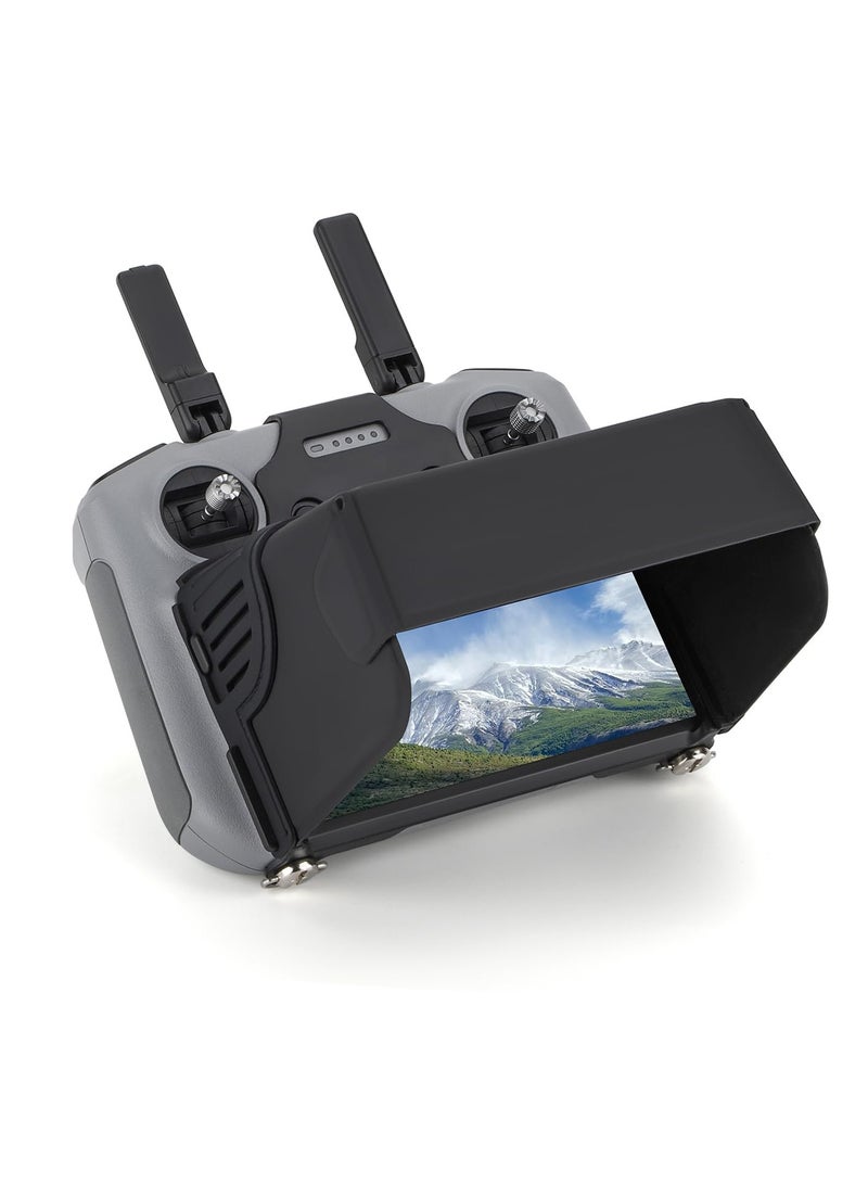 SYOSI Sun Hood Sunshade Cover for DJI Mini 4 Pro/Air 3 RC 2 Remote Controller Accessories, Anti-Glare Foldable Drone Controller Sun Hood Protective Cover  - Image 1