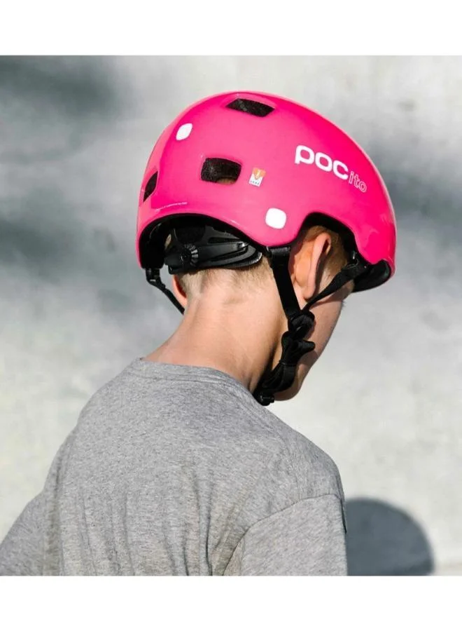 POC Fluorescent Pink POCito Crane MIPS Bike Helmet  | Best Price UAE