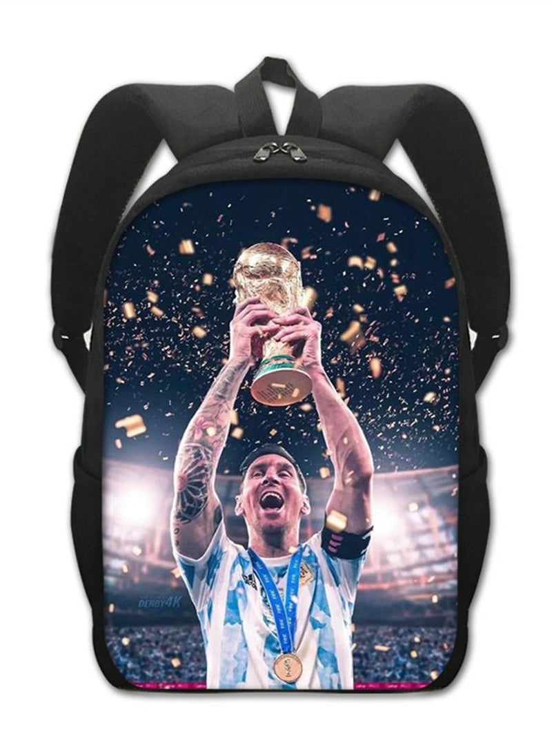 Messi Backpack Casual Daypack School Bookbag BAG for Boys Girls