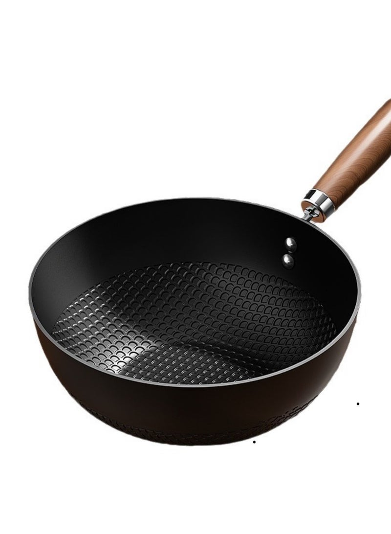 مقلاة صغيرة للاستخدام المنزلي والخارجي – مقلاة لطباخ الحث الحراري، غير لاصقة ومناسبة لشخص واحد، بدون طلاء. - Image 1