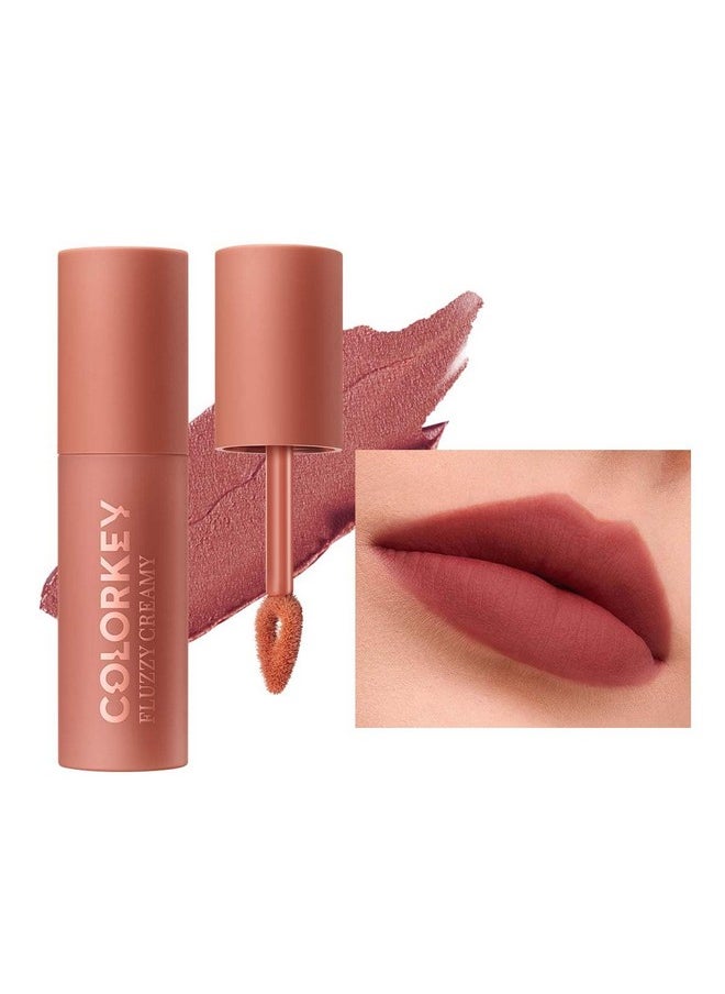 COLORKEY - COLORKEY Cheese Matte Lip Mud, Long Lasting,Creamy Matte Finishs, Lipstick, Non-Sticky, Waterproof, Smudge-Proof(CR05 Strawberry Cheese, 2.5g) - Image 1