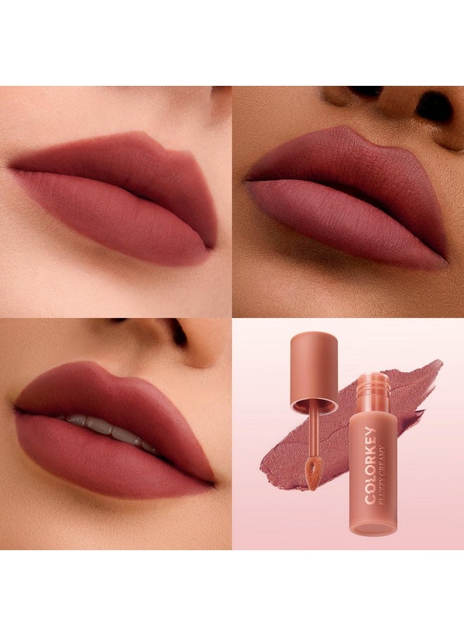 COLORKEY - COLORKEY Cheese Matte Lip Mud, Long Lasting,Creamy Matte Finishs, Lipstick, Non-Sticky, Waterproof, Smudge-Proof(CR05 Strawberry Cheese, 2.5g) - Image 1