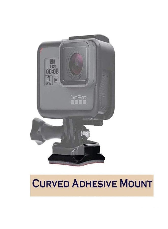 Action Pro 2 x 3M 2 Curve Adhesive Sticky Mount Compatible with GoPro Hero 13 12 11 10 9 8 7 6 5 4 3+ 3 SJCAM Yi 4K Eken Noise Play and Other Action Cameras - Image 5