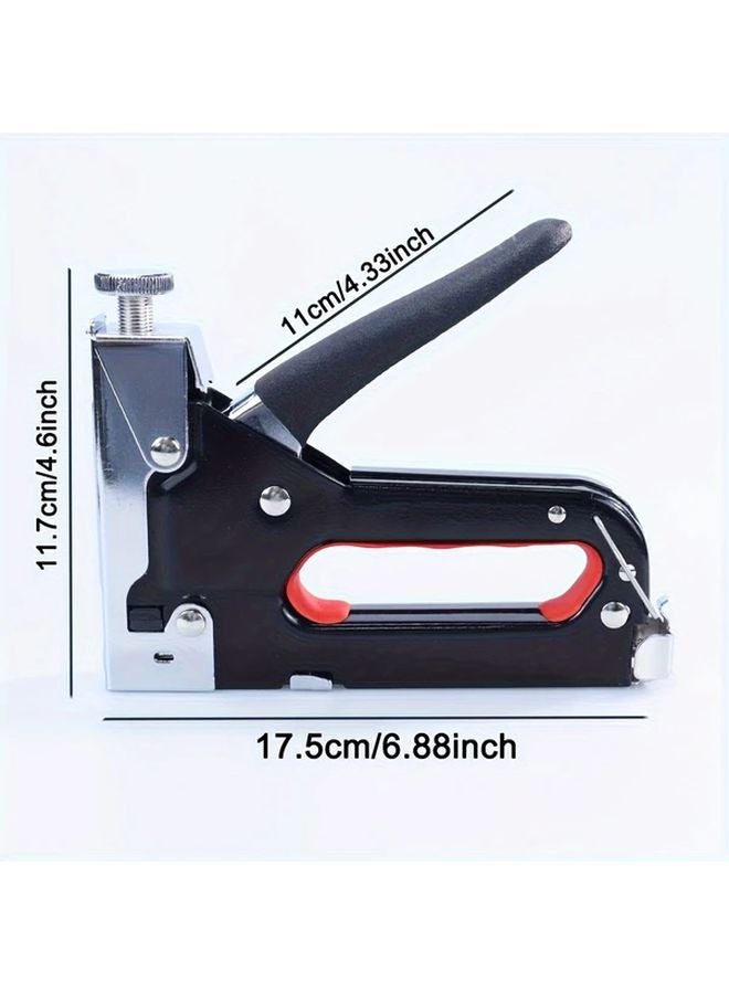 Heavy Duty 4 in 1 Steel Nail Gun Stapler Manual Spring Loaded 600 Pcs Nails - Image 3