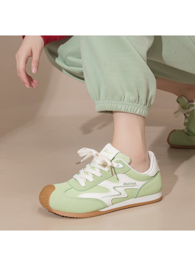 Women's Soft Sole German Training Shoes Autumn New Ballet Style Casual Sneakers Wxy5237z White Nut Green Size 38 - Image 2