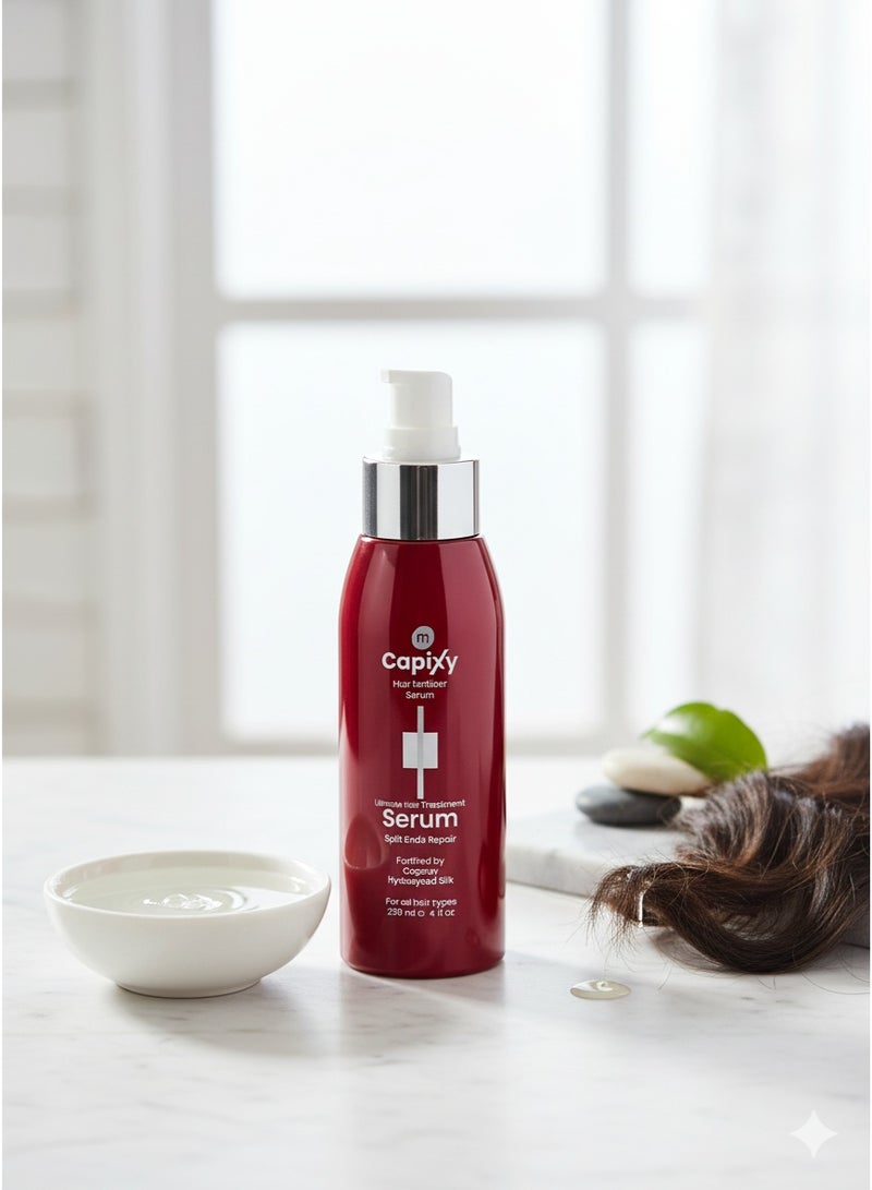 Capixy Hair Serum: Ultimate Frizz Control, Heat Protection & Split End Repair (120ml) - Image 5