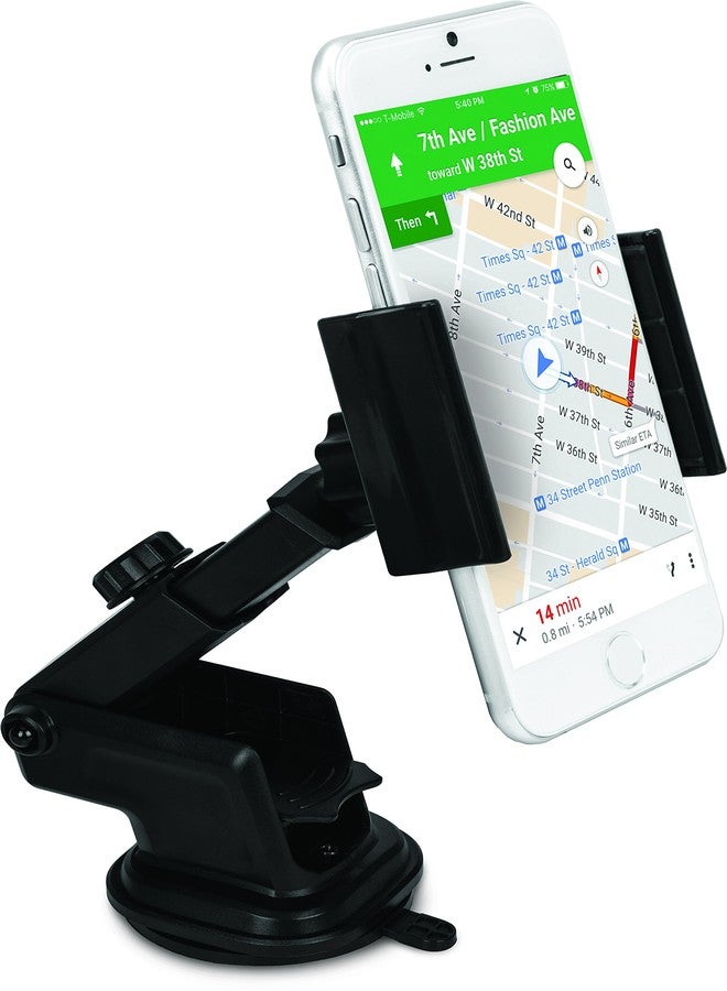 iHome IH-CM314B Car Mount for Universal Smartphones - Black - Image 1