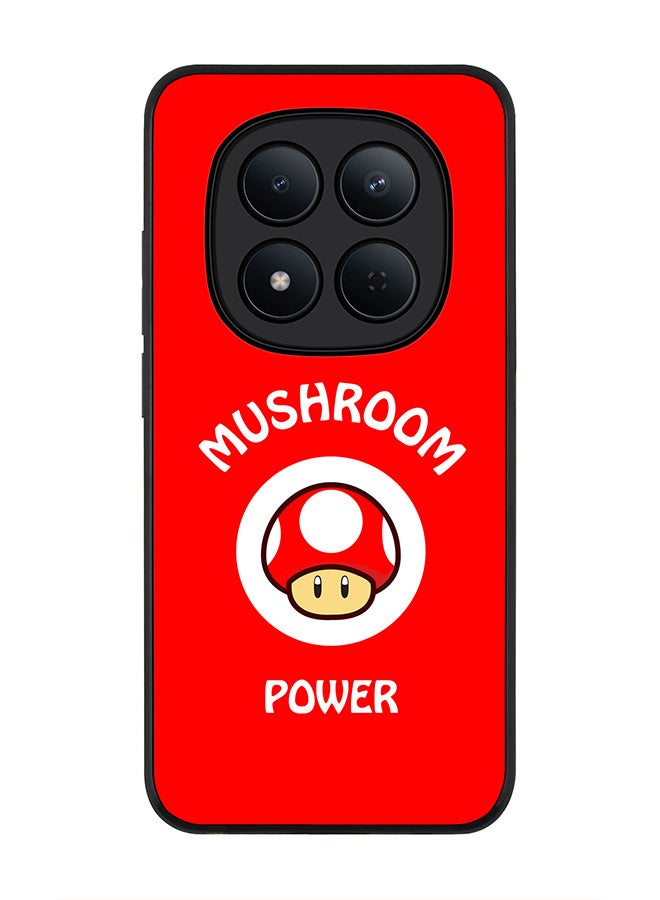 Stylizedd For Xiaomi Redmi Note 15 Pro 5G Case,Slim fit Camera Protection, Shockproof Thin Phone cover  - Mushroom Power - Image 1