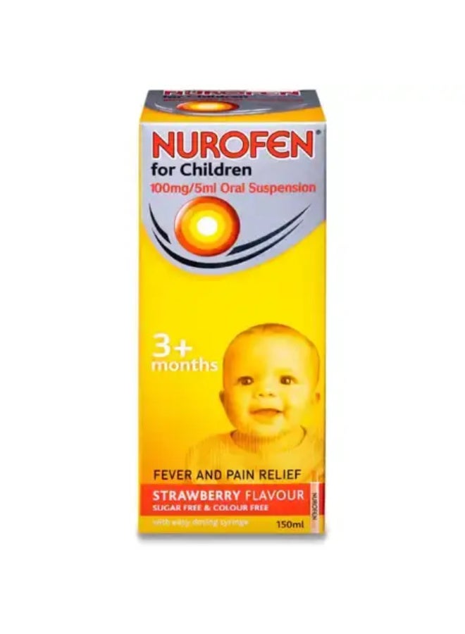 Nurofen for Children Orange Suspension 150ml - Image 1