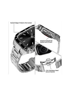 Dado Integrated Case and Stainless Steel Watch Band Compatible with Apple watch 8 | 7 45 mm  - Image 2