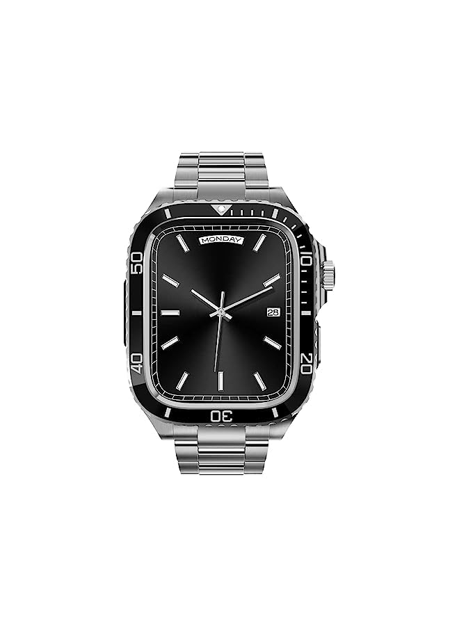 Dado Integrated Case and Stainless Steel Watch Band Compatible with Apple watch 8 | 7 45 mm - Image 3