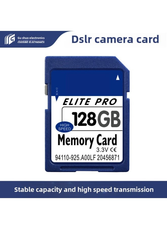 Generic - Direct SD Card Camera Memory Card SD Card 32g128G Monitoring U3 High-speed Video Card 64G Memory Card-Capacity:512GB - Image 1