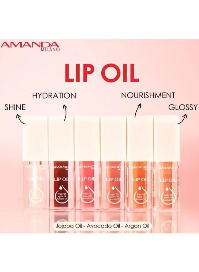 Amanda Milano Lip Oil With Argan Jojoba Avocado Oil - 04 - Image 3