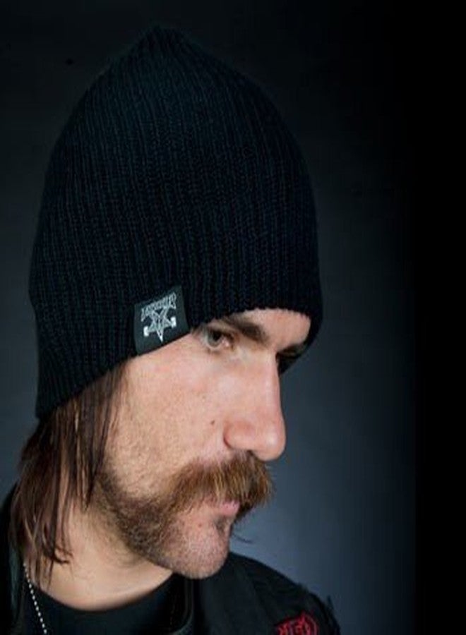 Thrasher Magazine Skategoat/Skate And Destroy Black Beanie Hat - Image 3