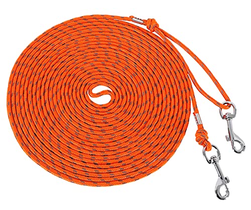 muiyrtuy Reflective Cat Leash -30FT Cat Cable Out Escape Proof Walking Leads Yard Long Durable Safe Personalized Extender Leash Traning Play Outdoor for Puppies/Kittens/Rabbits/Small Animals - Image 1