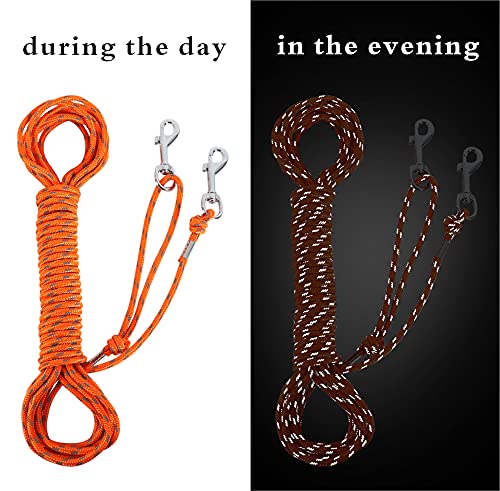 muiyrtuy Reflective Cat Leash -30FT Cat Cable Out Escape Proof Walking Leads Yard Long Durable Safe Personalized Extender Leash Traning Play Outdoor for Puppies/Kittens/Rabbits/Small Animals - Image 3
