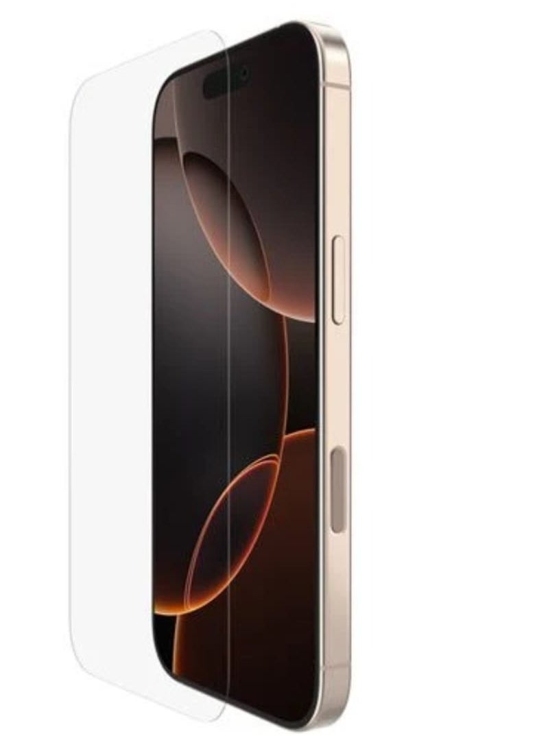 I Phone 16 PRO Mobile Cover Translucent Color and Screen Protector Clear 2 IN 1.