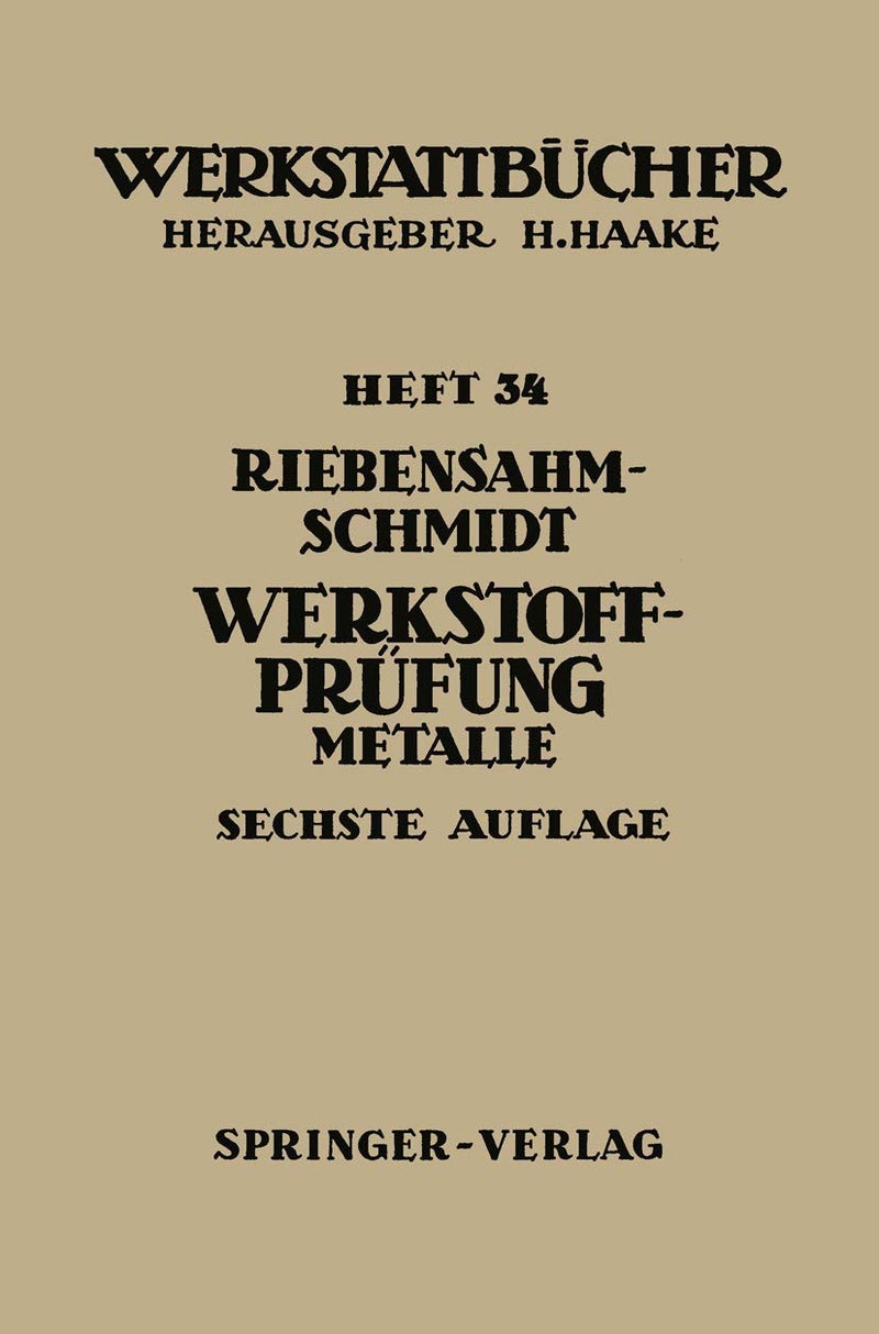 Werkstoffprüfung: Metalle 