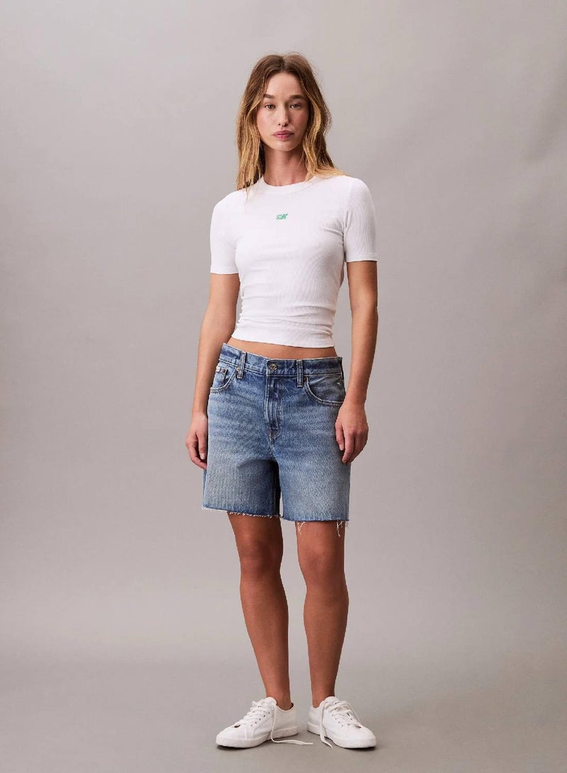 Calvin Klein Jeans CK Logo Modal Stretch Classic Tee - Image 2