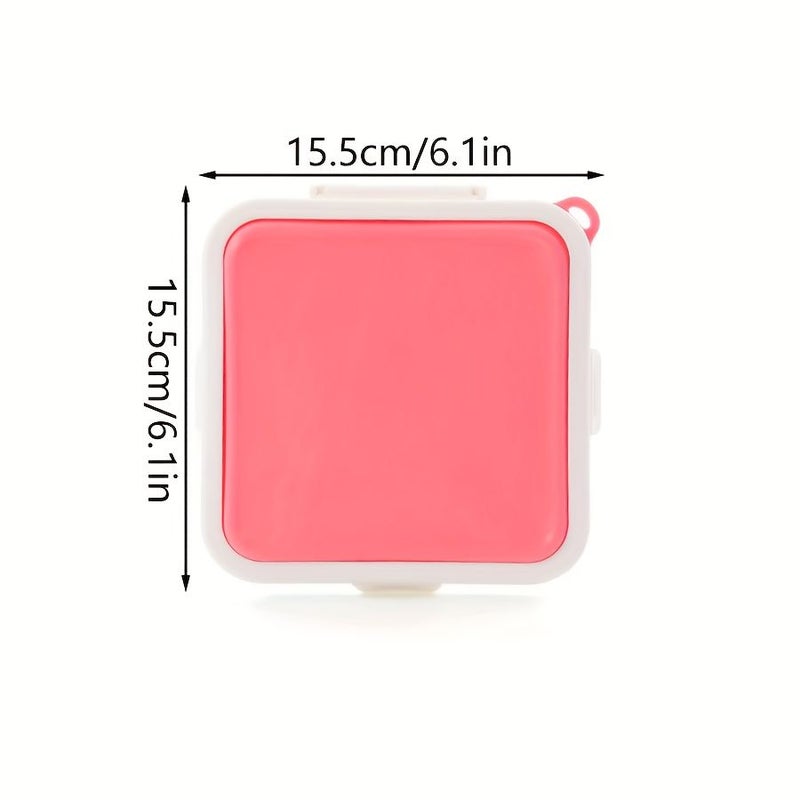Pink Sandwich Toast Bento Box Portable Outdoor Lunch for Student Office Worker Household - Image 5