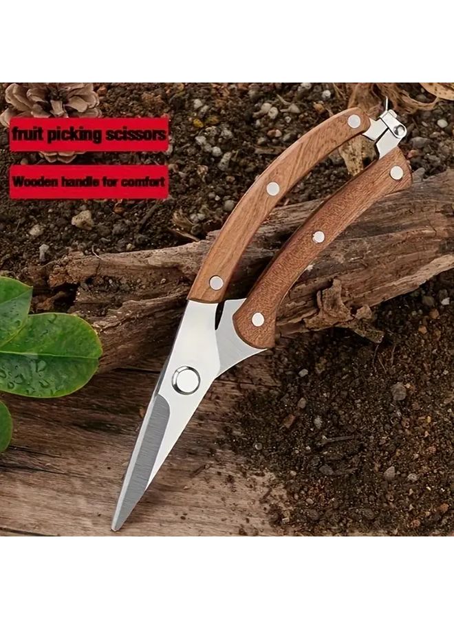 Automatic Spring Action Pruning Shears 1pc Machete For Garden Lawn Care - Image 5