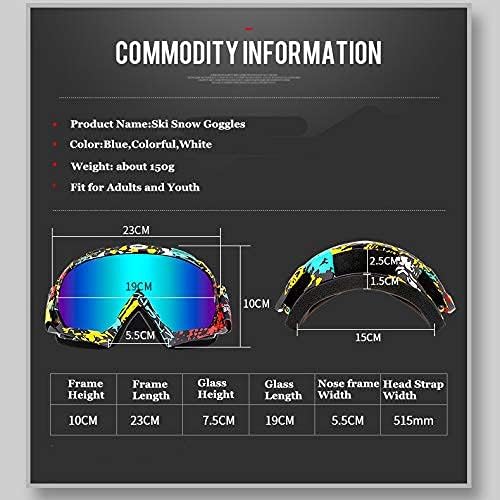 Zsling OTG Ski Snow Goggles, UV Protection Anti Fog Snowboard Goggles for Men Women Youth,Dirt Bike,Motocross,UTV MX Offroad Racing goggles - Image 2