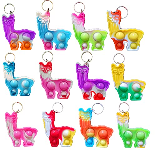 PSDFH 20 Packs Llamas Funny Summer Present Unique Mini Item Assorted fidgets Toys for Kids Children Classroom Students Gifts from TeacherAlpaca Birthday Party Bubble Favors - Image 1