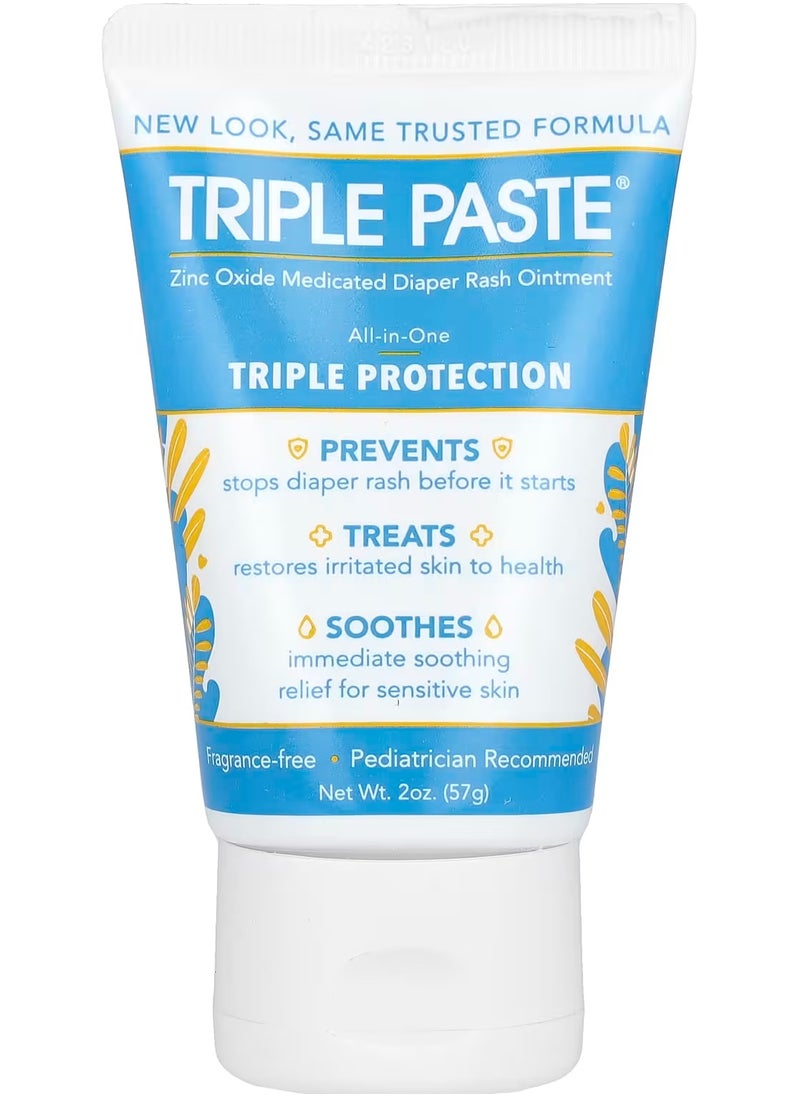 Triple Paste Triple Paste, Zinc Oxide, Fragrance-Free, 2 oz (57 g)  - Image 3