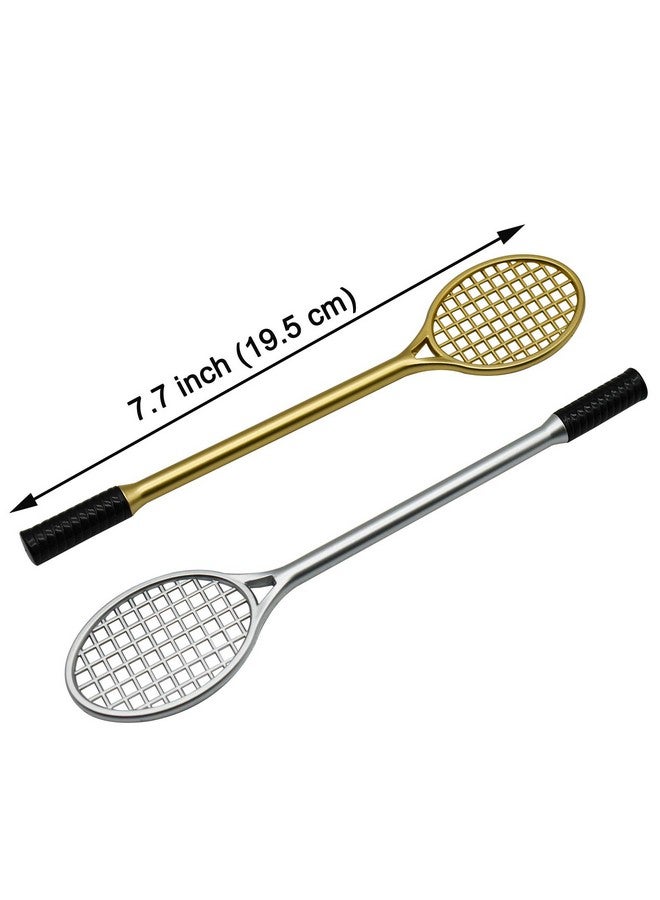 Maydahui 12PCS Tennis Racket Gel Pen Cute Kawaii Pens Novelty Sports Accessory Pens Black Ink for Boys Girls Sport Enthusiast - Image 2