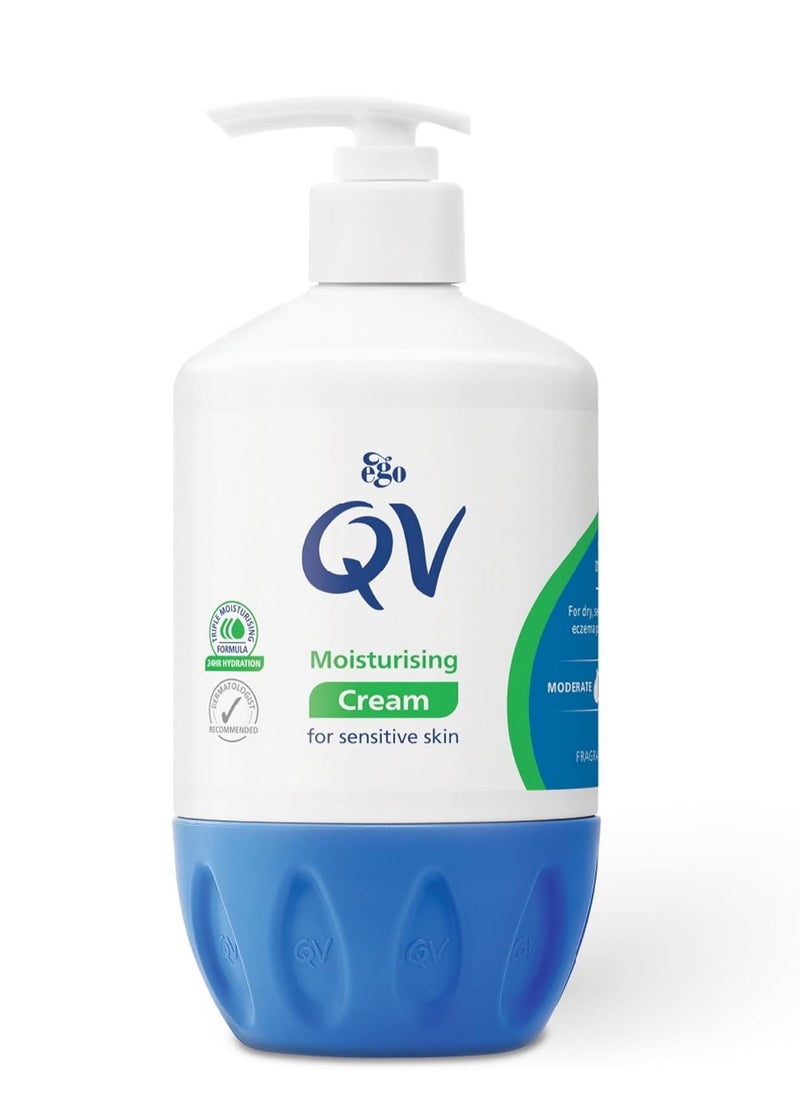 Ego - Ego QV Moisturizing Cream 500g – Hydrating & Soothing Cream for Sensitive Skin - Image 1