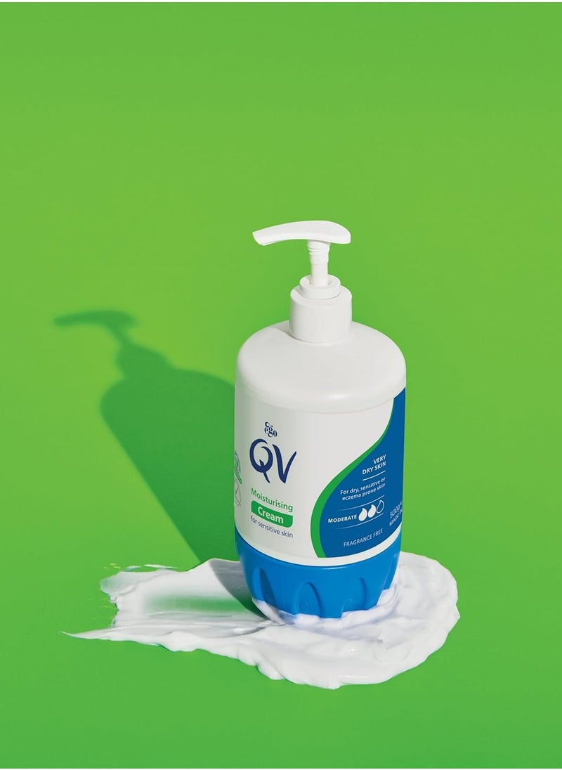 Ego - Ego QV Moisturizing Cream 500g – Hydrating & Soothing Cream for Sensitive Skin - Image 1