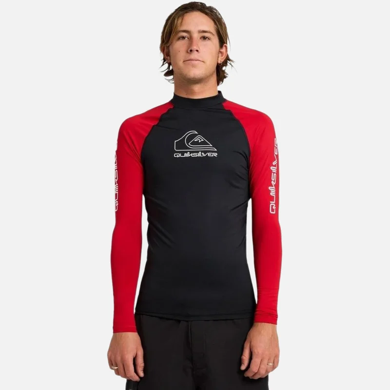 كويك سيلفر On Tour Long Sleeve Rash Vest - Men