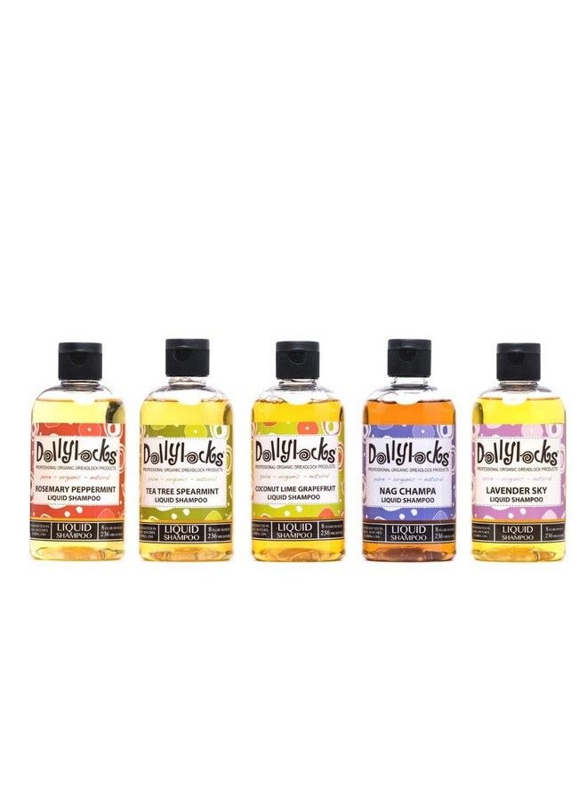 Dollylocks - Clarifying Shampoo For Build Up Professional Dreadlock Shampoo For Men And Women Detox Shampoo For Locs Anti Residue Shampoo Clarifying For Scalp Detox Loc Shampoo Rosemary Peppermint 8Oz - Image 1