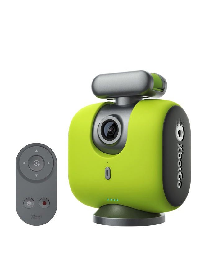 XbotGo Chameleon AI Auto Sports Action Camera - 4K 60FPS Soccer Camera and Basketball Tracking Camera for Team Sports, Live Streaming, No Subscription, Works with iOS & Android (Lemon Green) - Image 1