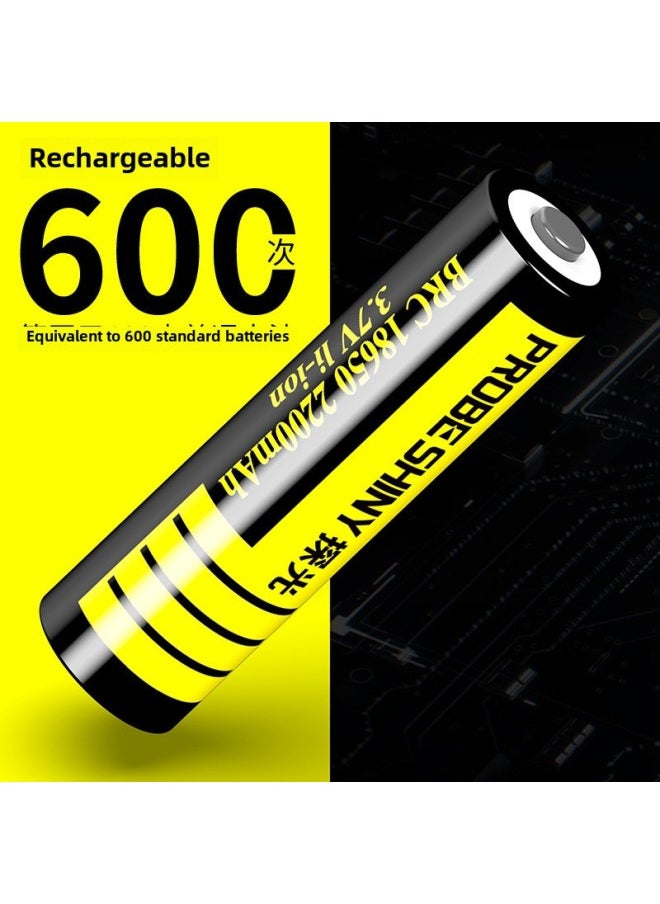 Generic - Light Detection 18650/26650 Lithium Battery High Capacity 1200/2200/3000mhA Rechargeable Flashlight Battery-Color:26650 Color 3000 MA - Image 1