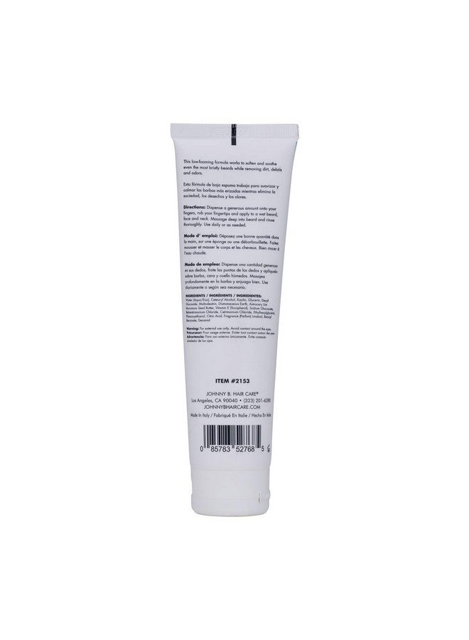 Refreshing Beard Wash Softens And Soothes Facial Hair 3.3 Oz.