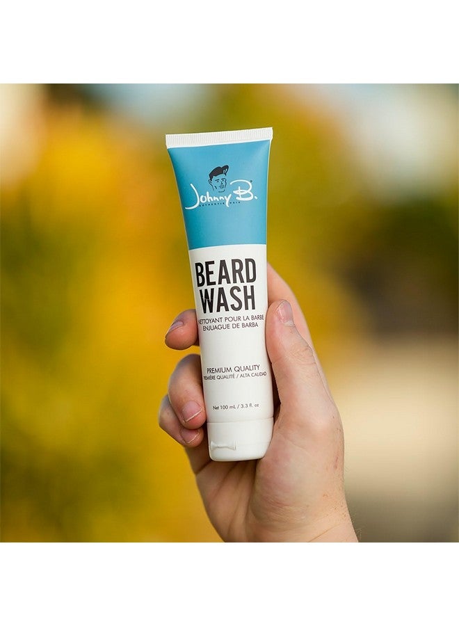 Refreshing Beard Wash Softens And Soothes Facial Hair 3.3 Oz.