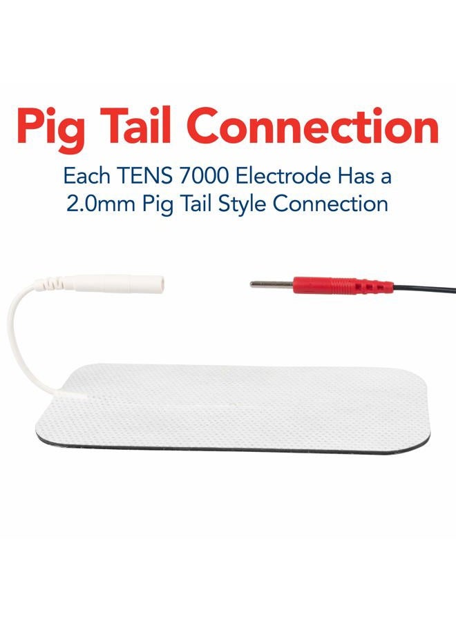 TENS 7000 Offizielle TENS Einheitenpads - Hochwertige OTC TENS Pads, 5.1 x 10.2 cm, compatible with mit den meisten TENS-Maschinen, Ersatzele electrode, Vorteil packaging, 16 Stück - Image 3