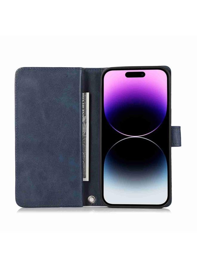 Zaboon Case For iPhone 12 Pro Max Wristband Card Slot Leather Phone Case - Image 4