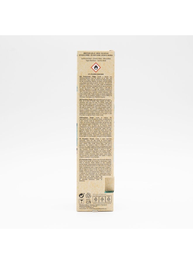 Mikaromas Reed Diffuser  Baby Dreams, 95ml | Long-Lasting Home Fragrance | Soft, Gentle & Soothing Aroma for Nurseries, Bedrooms & Living Spaces|Elegant Reed Diffuser for a Calm and Relaxing Ambience - Image 3