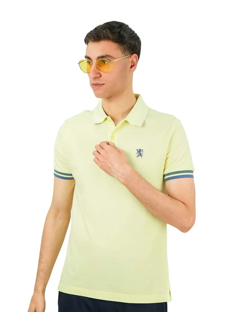 جيوردانو بولو رجالي للأداء: بيكيه كلاسيكي، ياقة مخططة، تفاصيل مطرزة