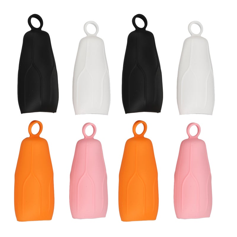 8pcs Elastic Toiletry Sleeve Protective Silicone Ring Hook Leakproof Toiletry Cover for Travel Outdoor - Image 5