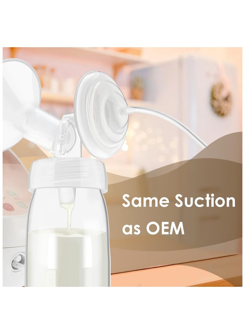 SOLARAE 2Pcs Pump Part for Spectra S1 S2 Spectra 9 Plus Breastpump Accessories Incl Wide Mouth Flange Not Original for Spectra Flange Not Spectra Baby USA Parts 22mm - Image 3