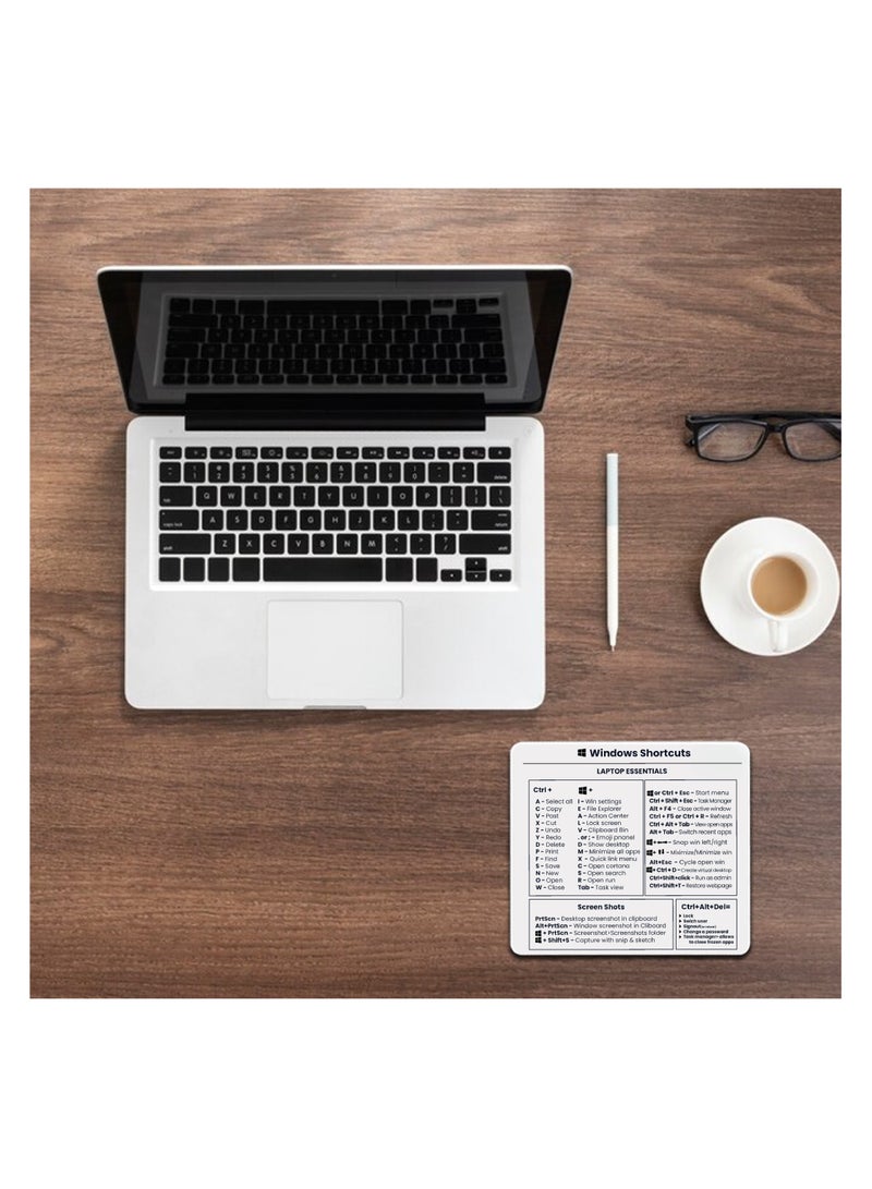 Mousepad for Mac OS and Windows Shortcut Quick Reference Guide - Gift for Employees - Dad - Coworkers - Colleagues - Friends and Family  - Image 4