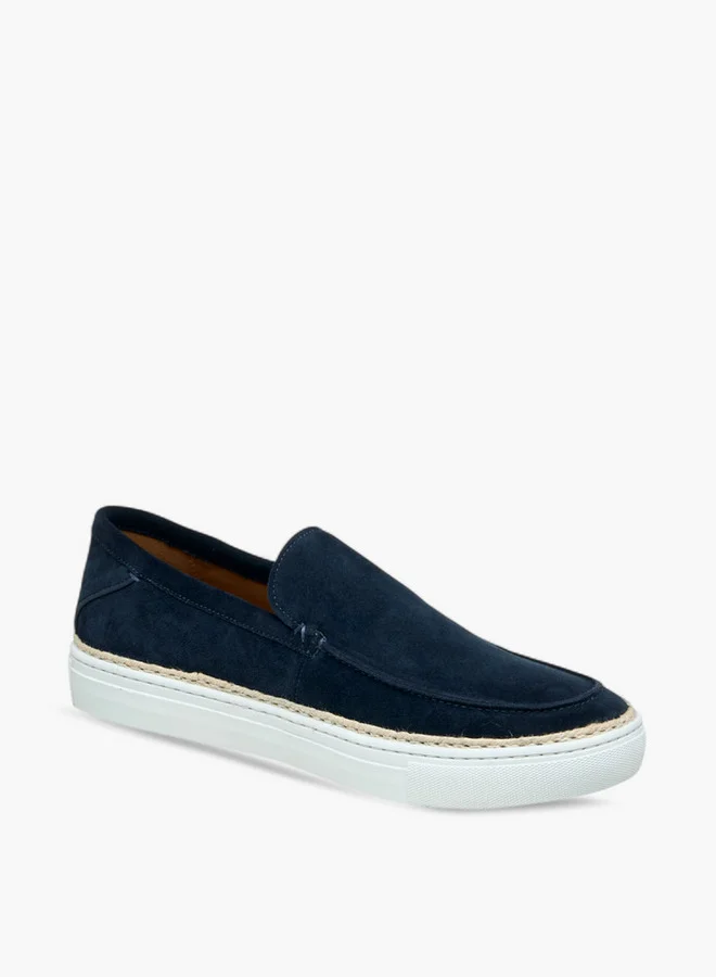 دوتشيني Men's Solid Slip-On Loafers