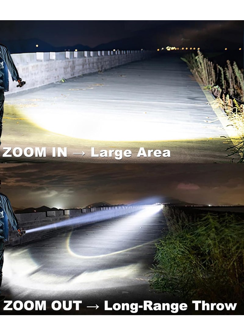 Calyrex Calyrex Flashlights High Lumens Rechargeable 200000 High Lumen Flash Light with Digital Power Display and 5 Modes High Powered Flashlight for Emergencies Camping Gifts  - Image 3