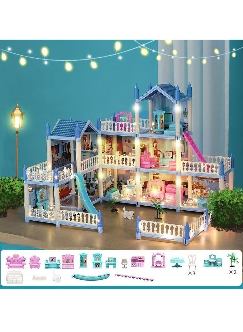 Doll House Building Toys Girls Toddler DIY Ideas Gifts