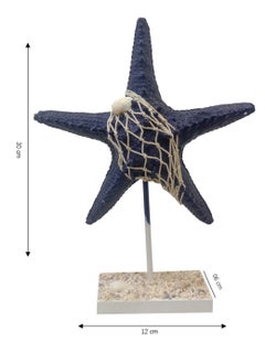 Nautical Decor Starfish with Shell Netting  Starfish Ornament on Stand Beach Theme Home Decor - pzsku/Z424D007F31A4A51808D6Z/45/_/1719991115/4140888d-1ad0-4f0b-a890-27d06abba2b5